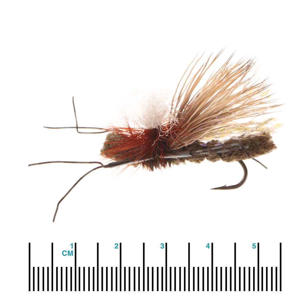 Manic Tackle Project Swishers Foam PMX Black Dry Fly #12 5cm