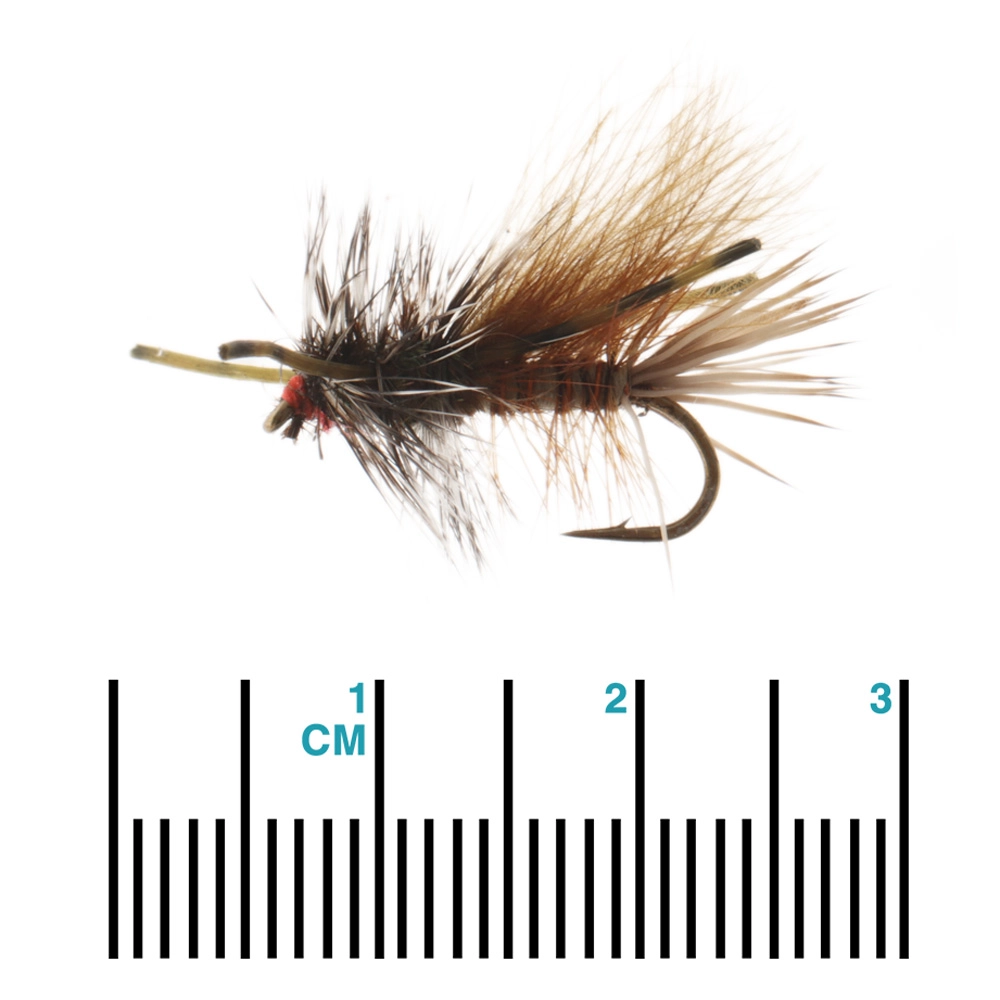 Manic Tackle Project Bum Fluff Stimi Peacock Dry Fly #12 2.5cm Manic Tackle Project Bum Fluff Stimi Peacock Dry Fly #12 2.5cm