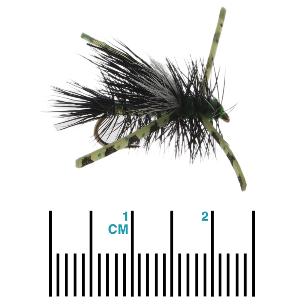 Manic Tackle Project X-Stimulator Black Dry Fly #12 2.5cm