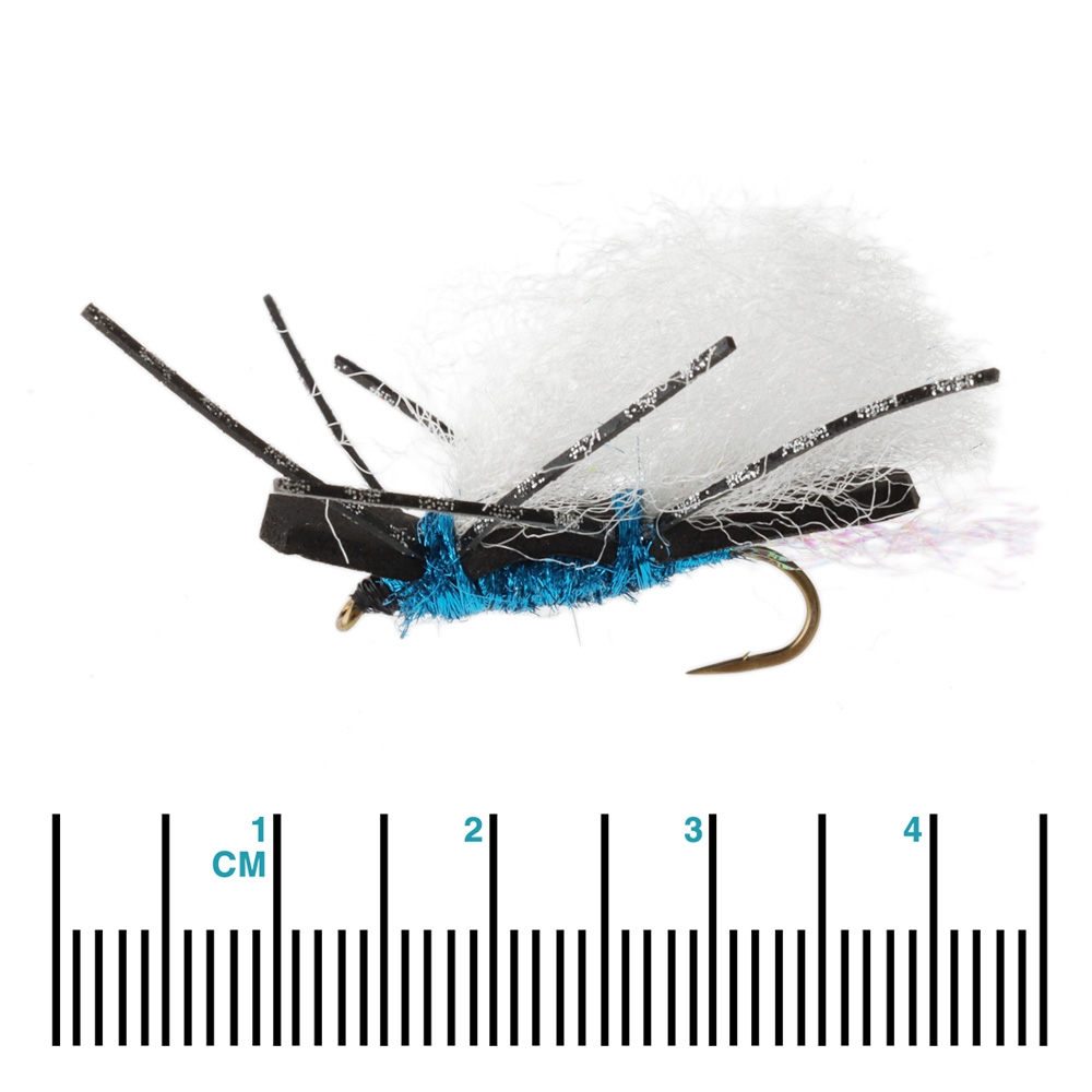 Manic Tackle Project Chubby Chernobyl Dry Fly Blue Bottle #08 4.5cm
