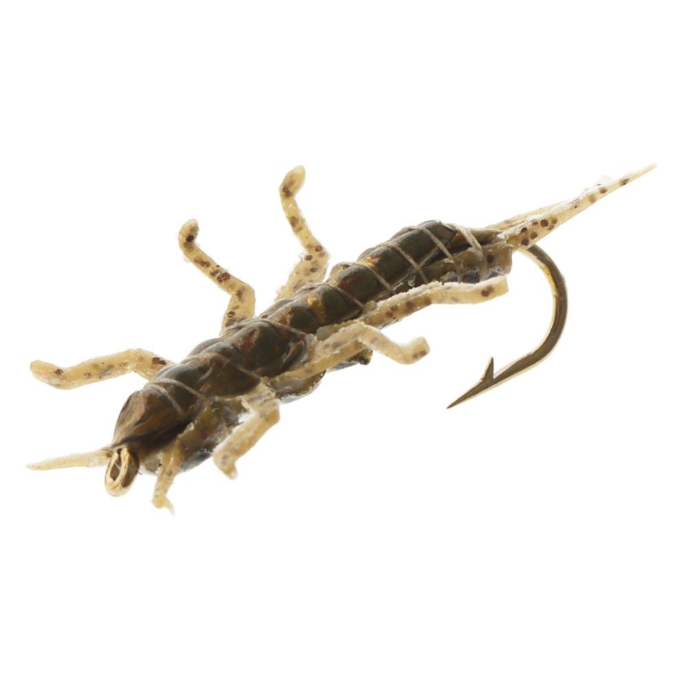 Manic Tackle Project True Stonefly Jig Nymph Fly Olive #10