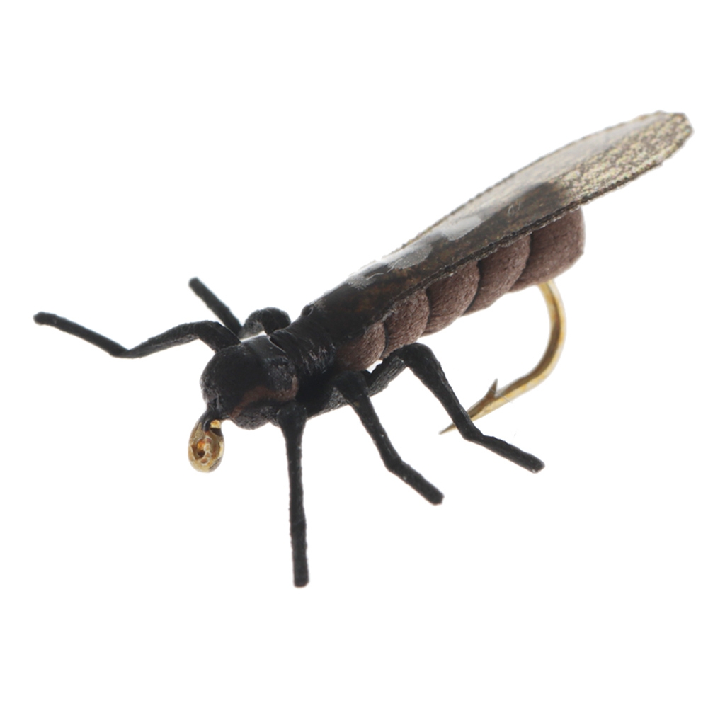 Manic Tackle Project True Little Black Stonefly Dry Fly #14