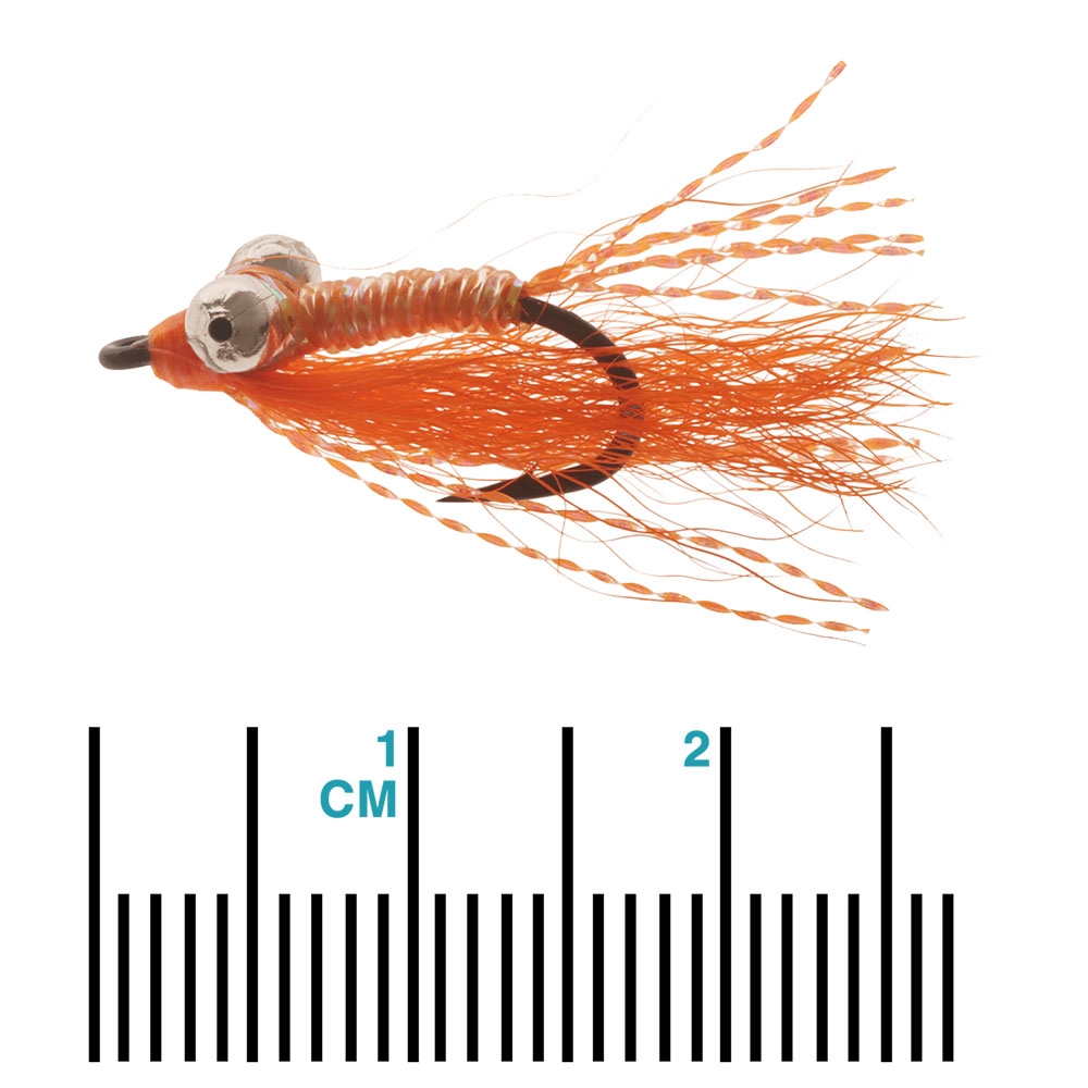 Manic Tackle Project Crazy Charlie Saltwater Fly Orange #8