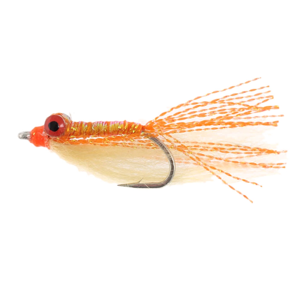 Manic Tackle Project Christmas Cracker Saltwater Fly Orange #6