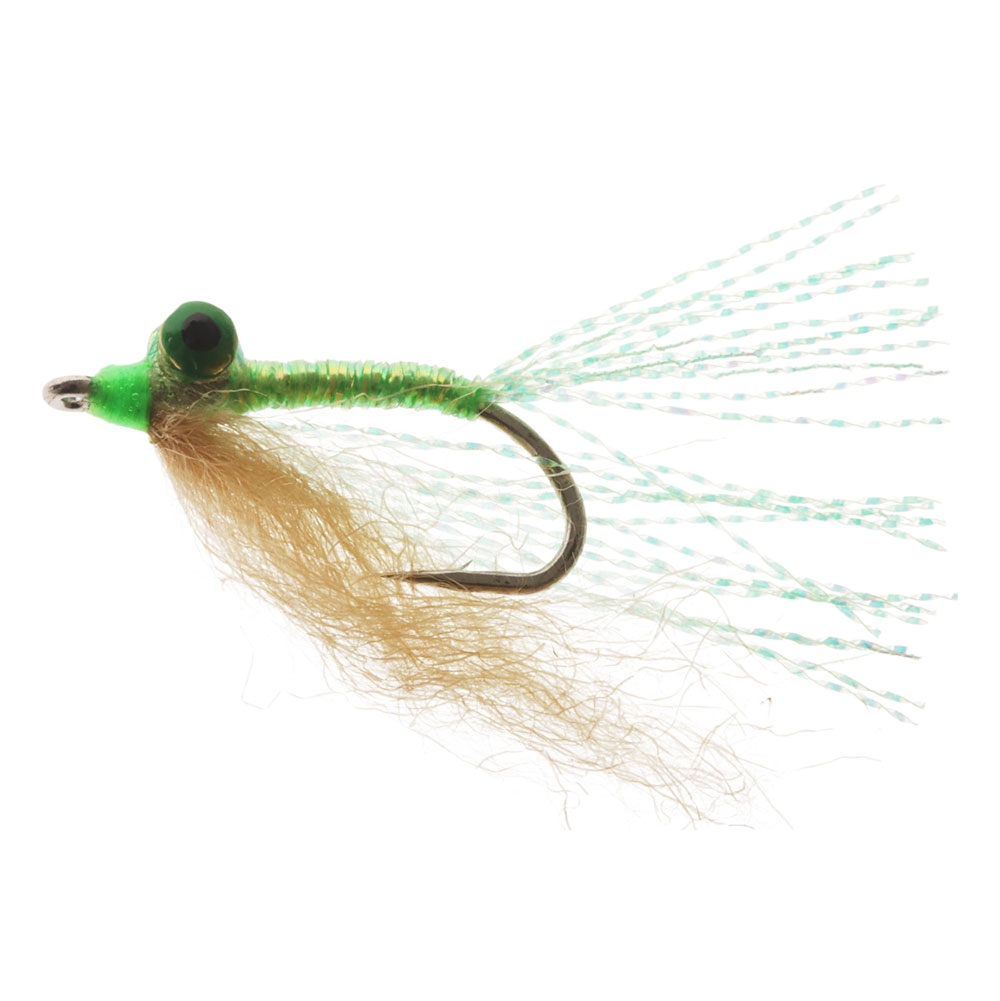 Manic Tackle Project Christmas Cracker Saltwater Fly Chartreuse #6