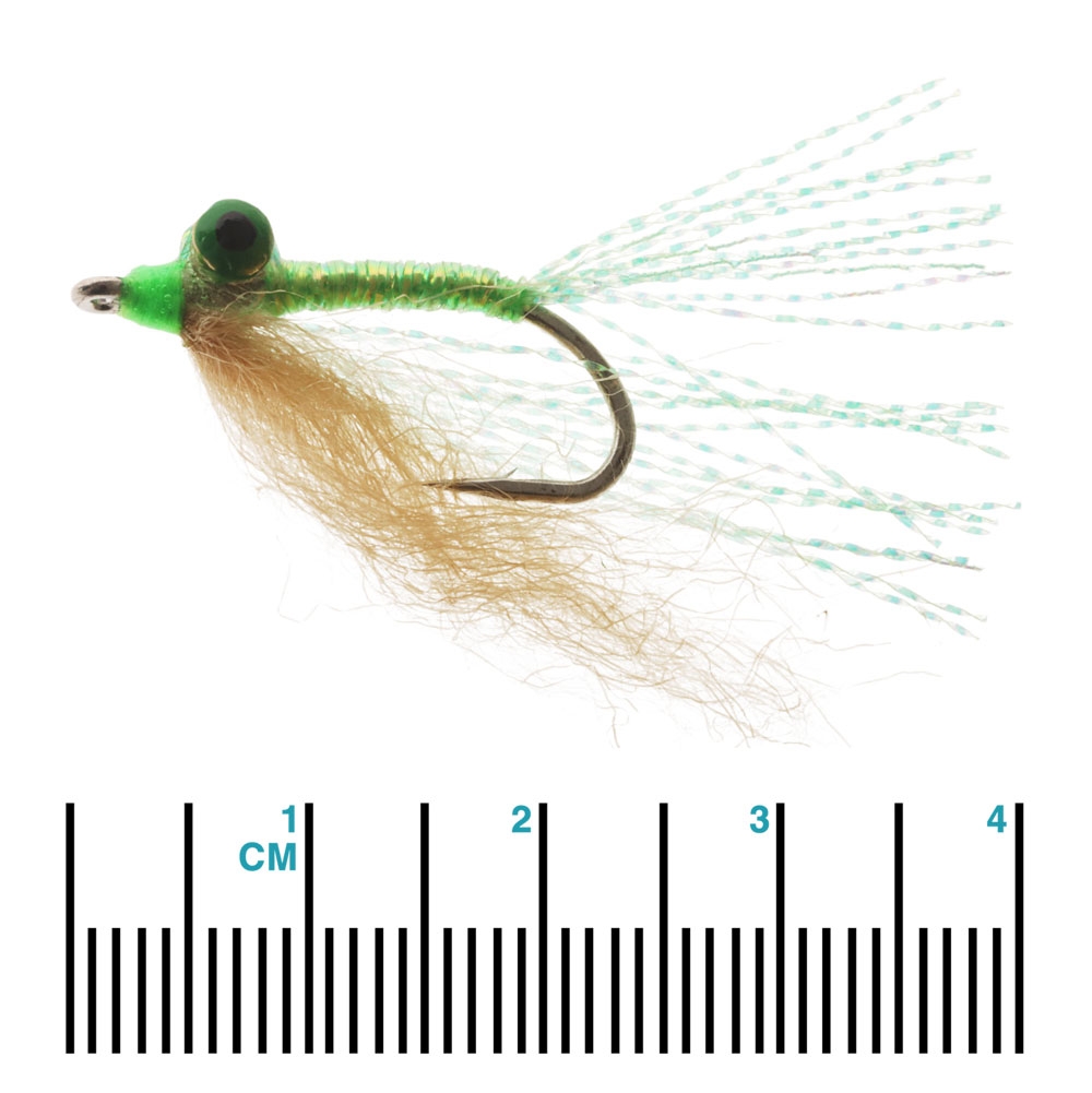 Manic Tackle Project Christmas Cracker Saltwater Fly Chartreuse #6