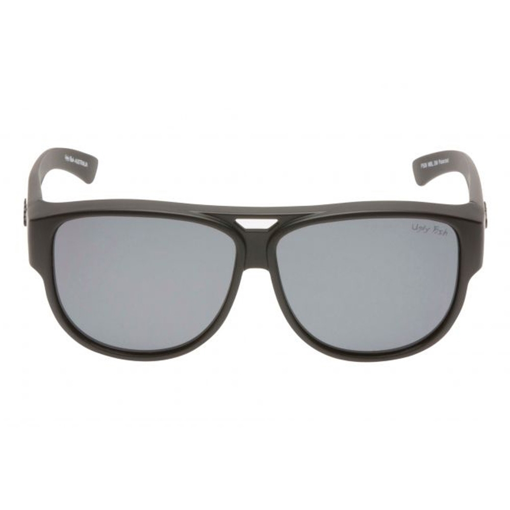 Ugly Fish P506 Fit Over Polarised Sunglasses Matte Black/Smoke
