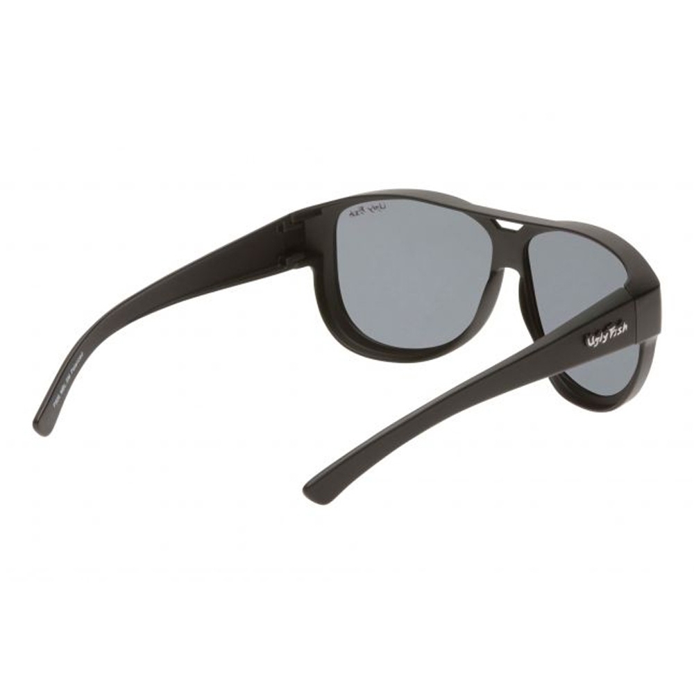 Ugly Fish P506 Fit Over Polarised Sunglasses Matte Black/Smoke