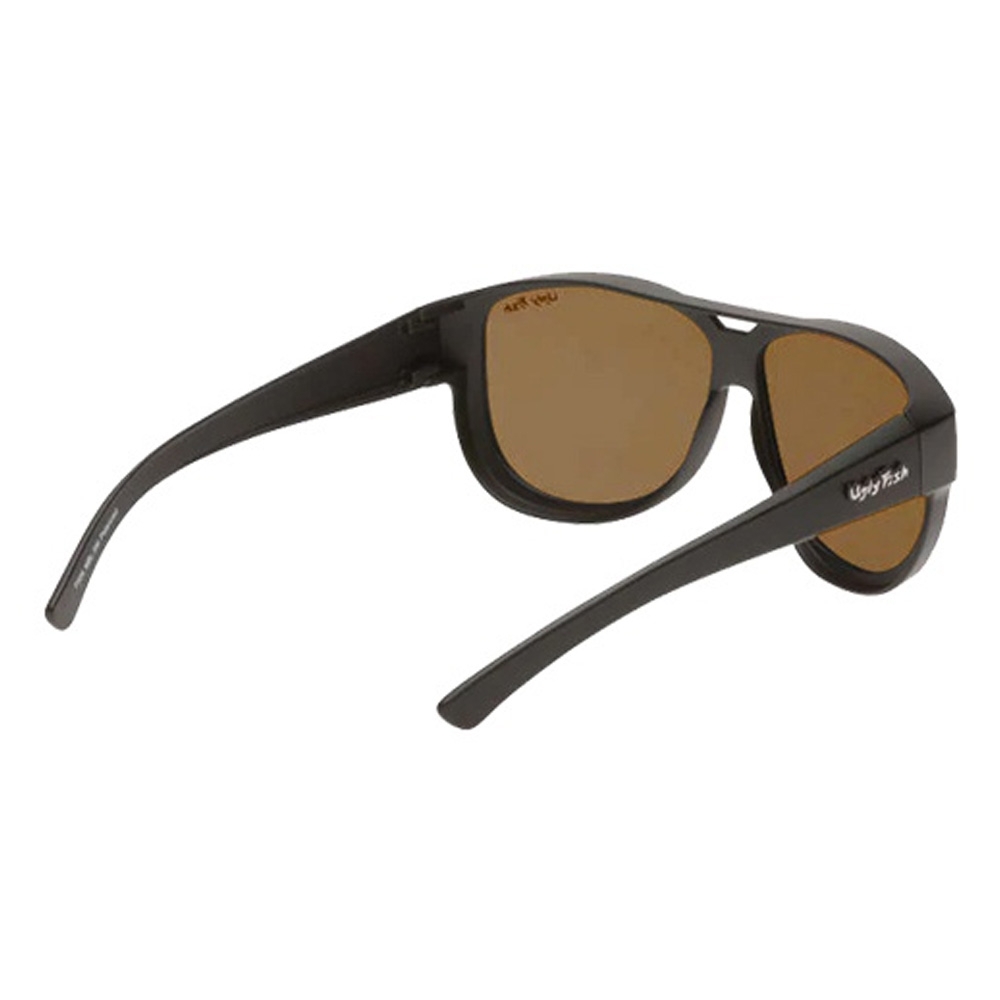 Ugly Fish P506 Fit Over Polarised Sunglasses Matte Black/Brown