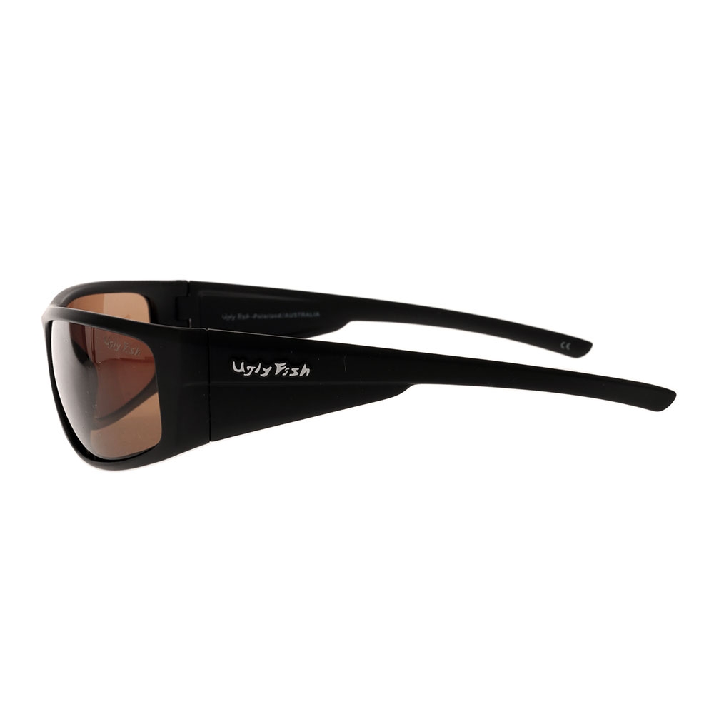 Ugly Fish P8084 Polarised Sunglasses Matte Black/Brown