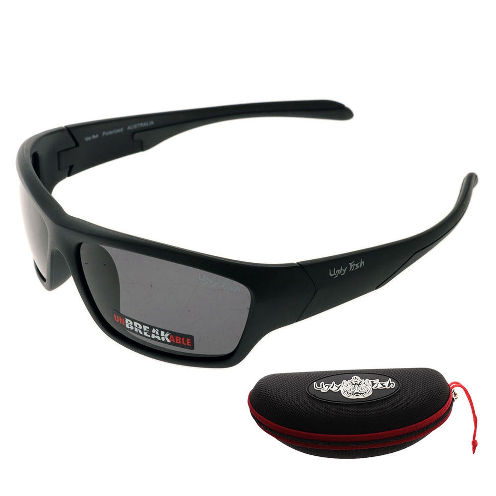 Ugly Fish PU5117 Polarised Sunglasses Matte Black/Smoke