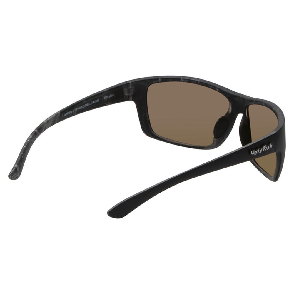 Ugly Fish Lightning PPH8333 Polarised Sunglasses Matte Black Frame Brown/Smoke Photochromic Lens
