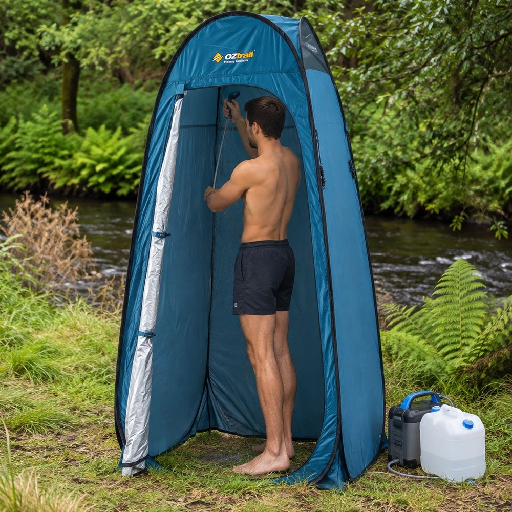 OZtrail Pop Up Privacy Ensuite Dome Tent