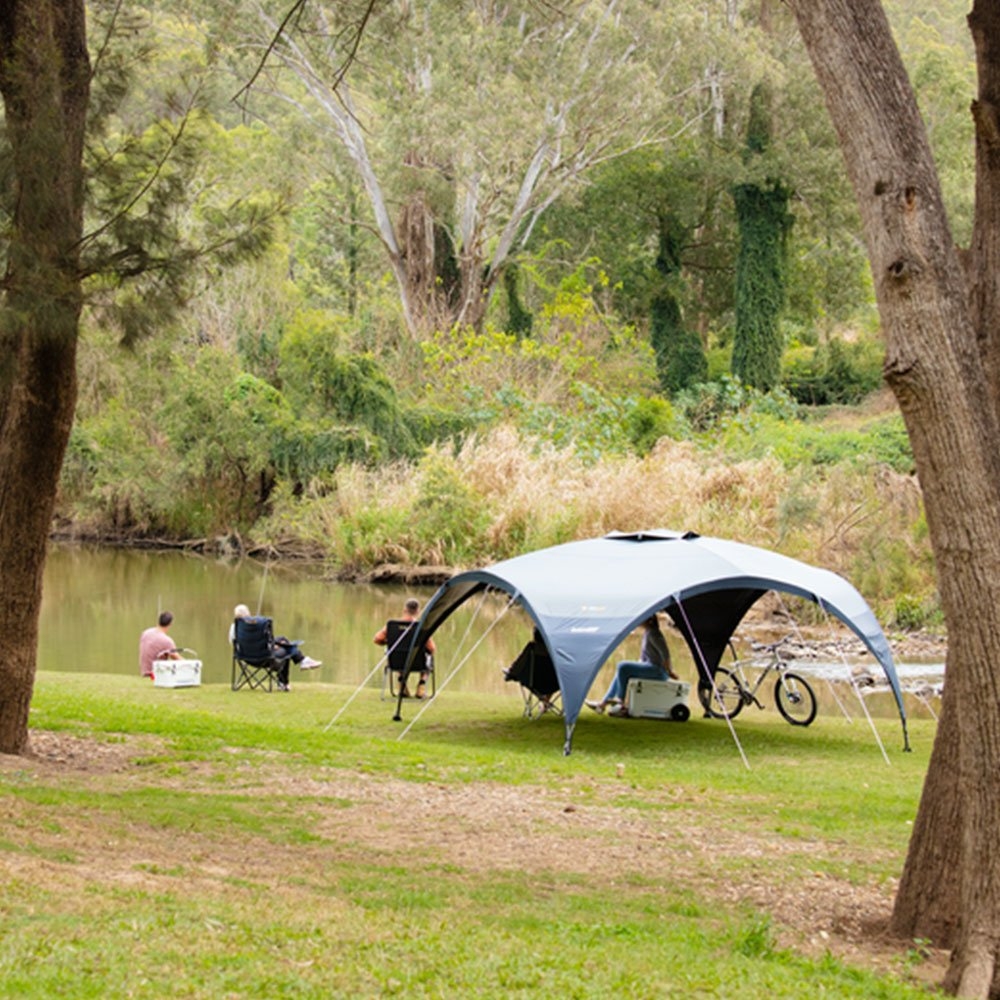 OZtrail Blockout Shade Dome Shelter with Sun Wall 4.2m