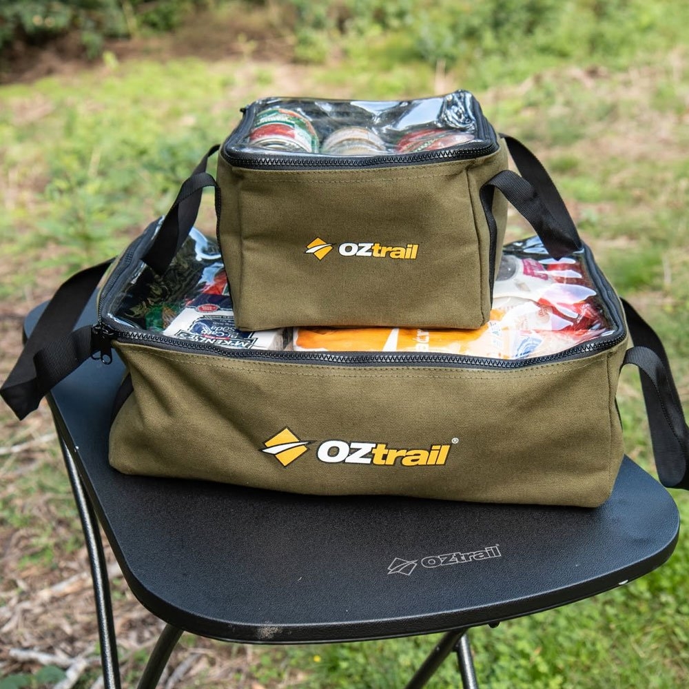 OZtrail Clear Top Canvas Gear Bag Large