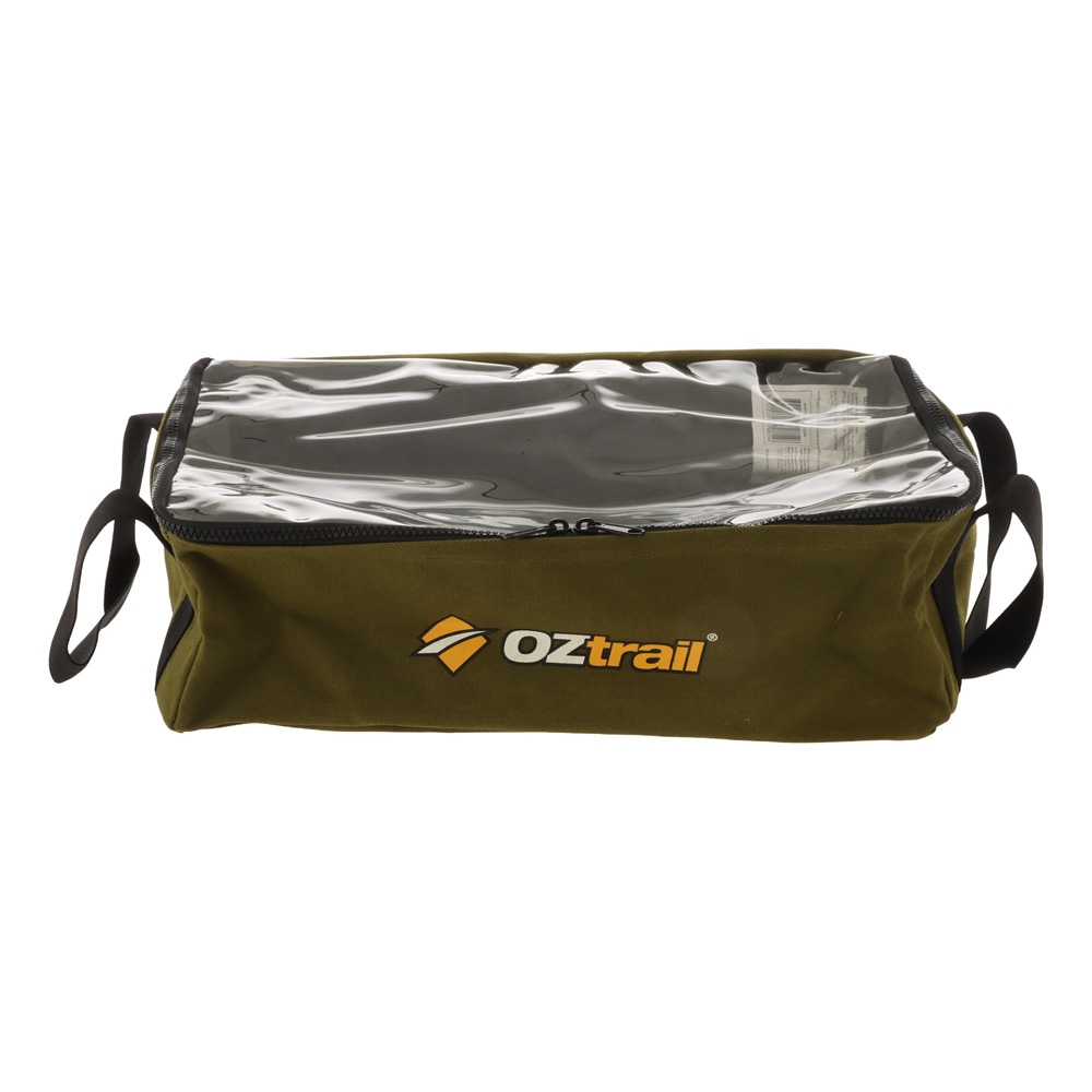 OZtrail Clear Top Canvas Gear Bag Large