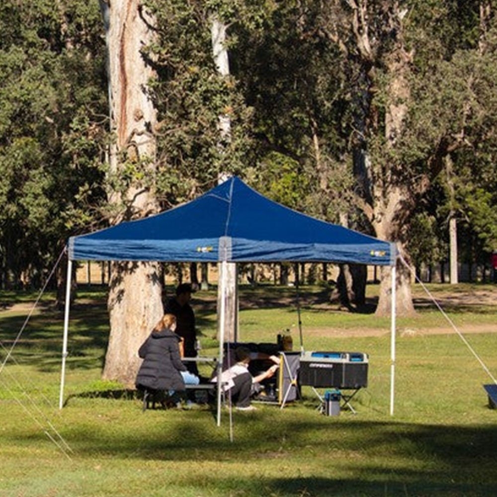 OZtrail Hydroflow Deluxe 3.0 Gazebo Navy 3 x 3m