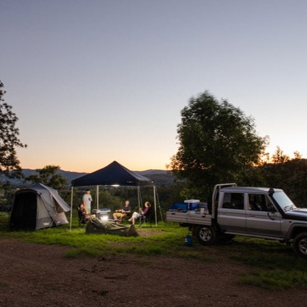 OZtrail Hydroflow Deluxe 3.0 Gazebo Navy 3 x 3m