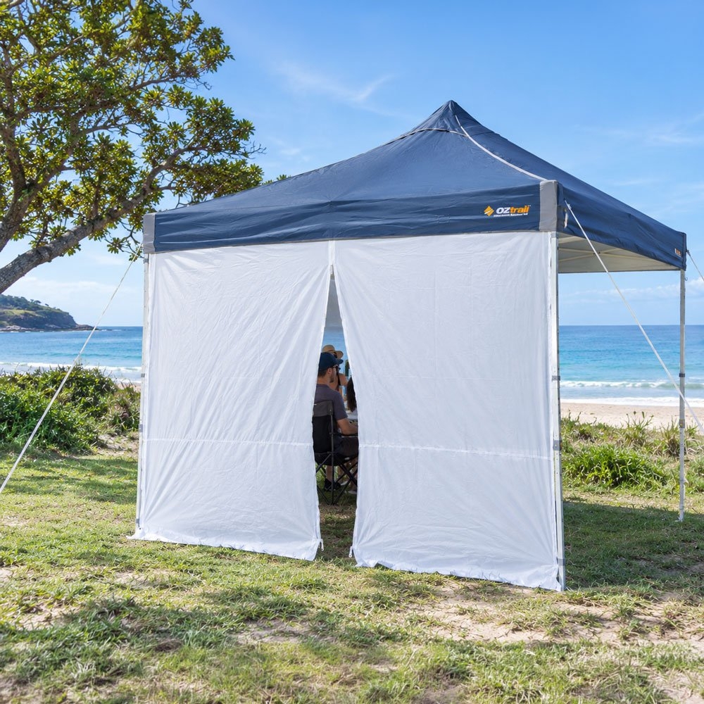 OZtrail Gazebo Solid Wall Kit with Centre Zip 3m