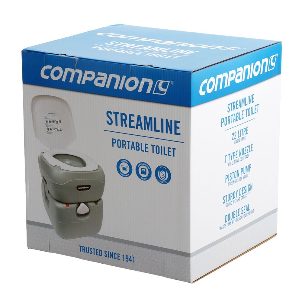 Companion Streamline Portable Toilet 22L