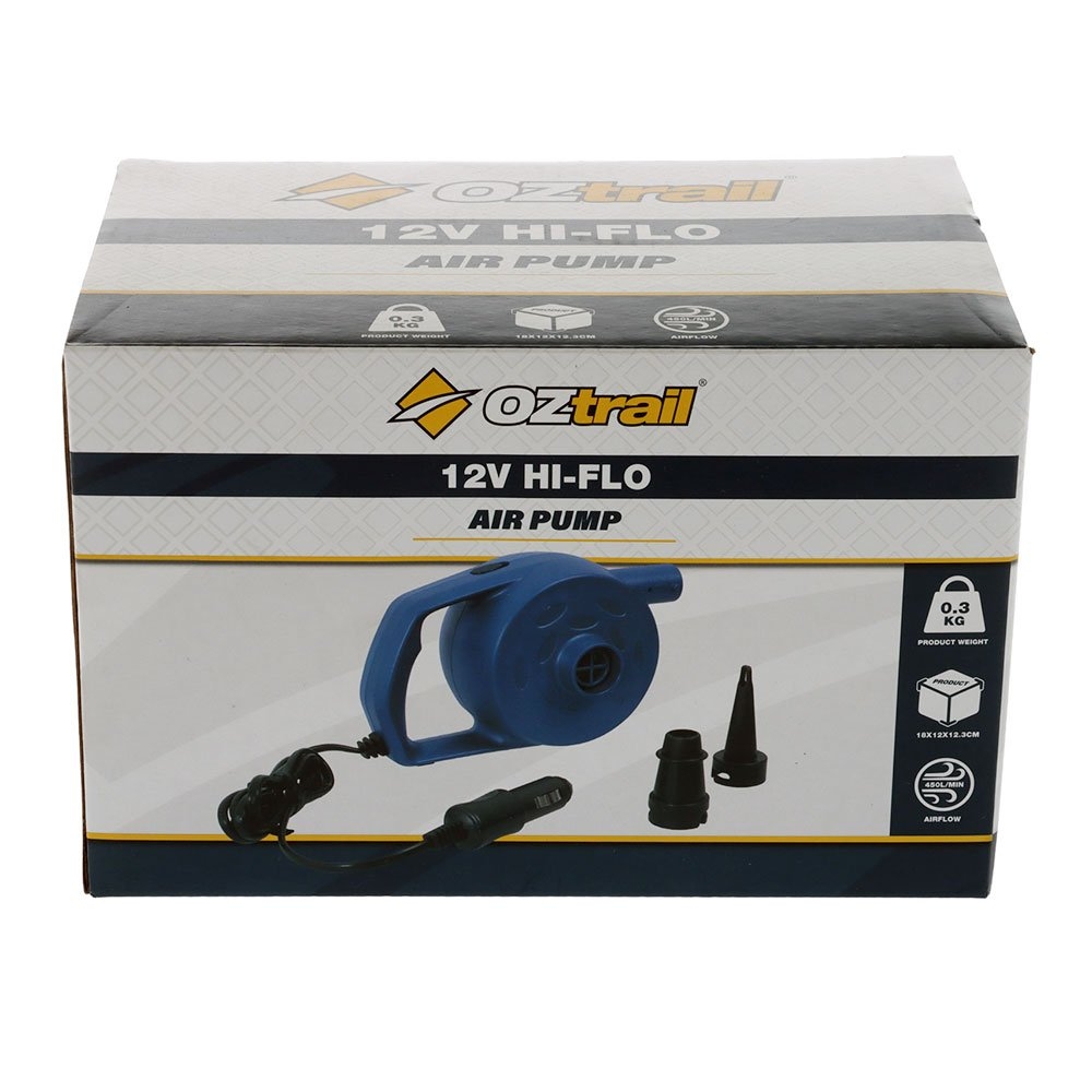 OZtrail Hi Flo Air Pump 12V