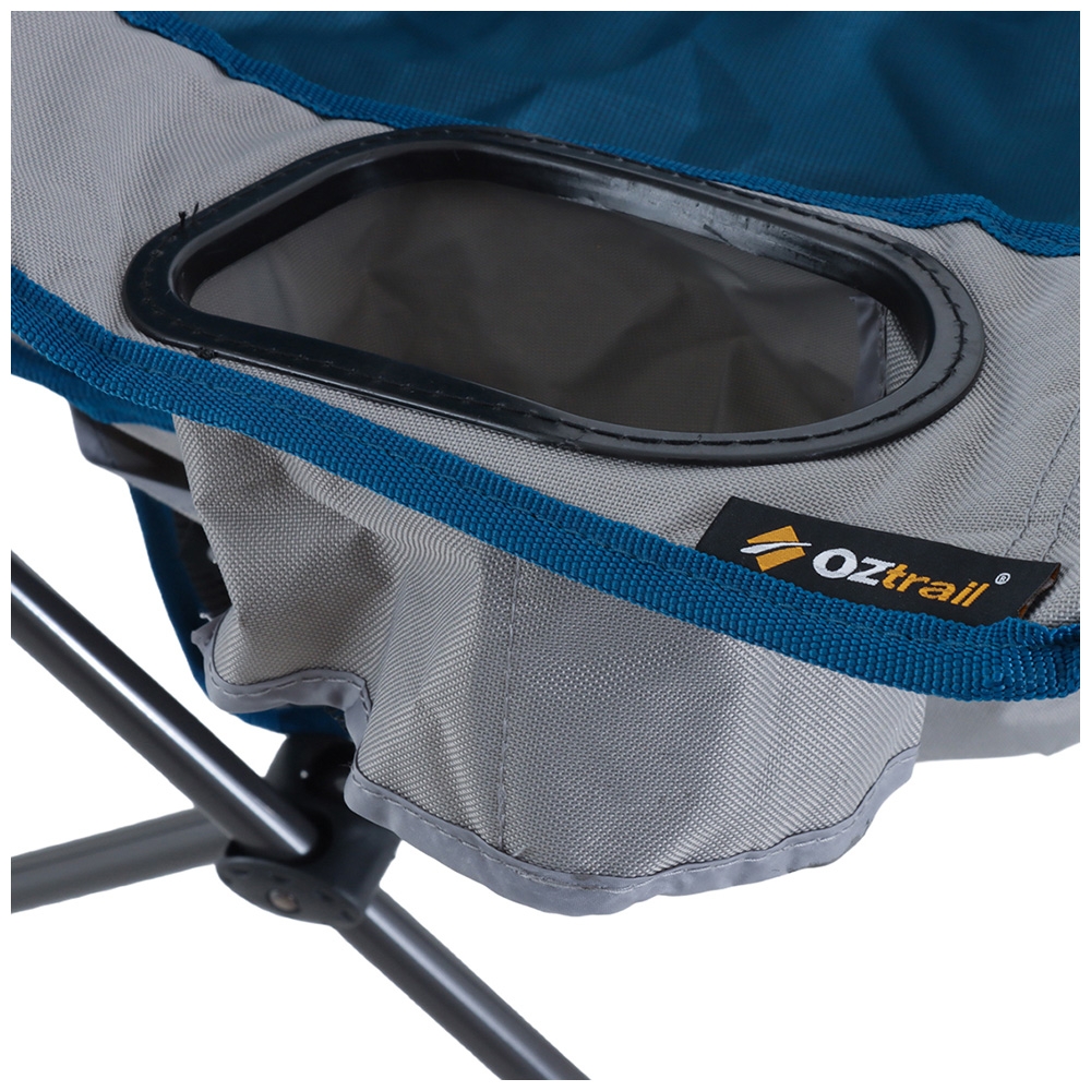 OZtrail Cooler Camping Arm Chair Blue