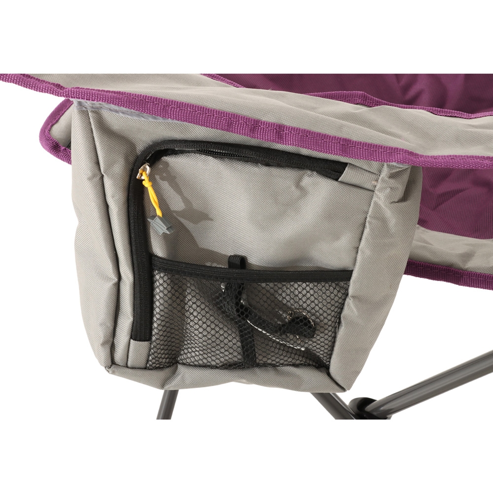 OZtrail Cooler Camping Arm Chair Purple
