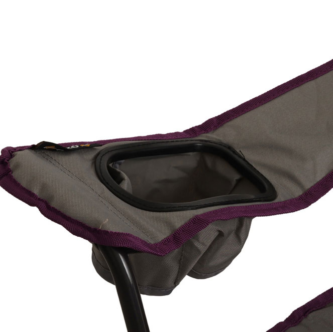OZtrail Cooler Camping Arm Chair Purple