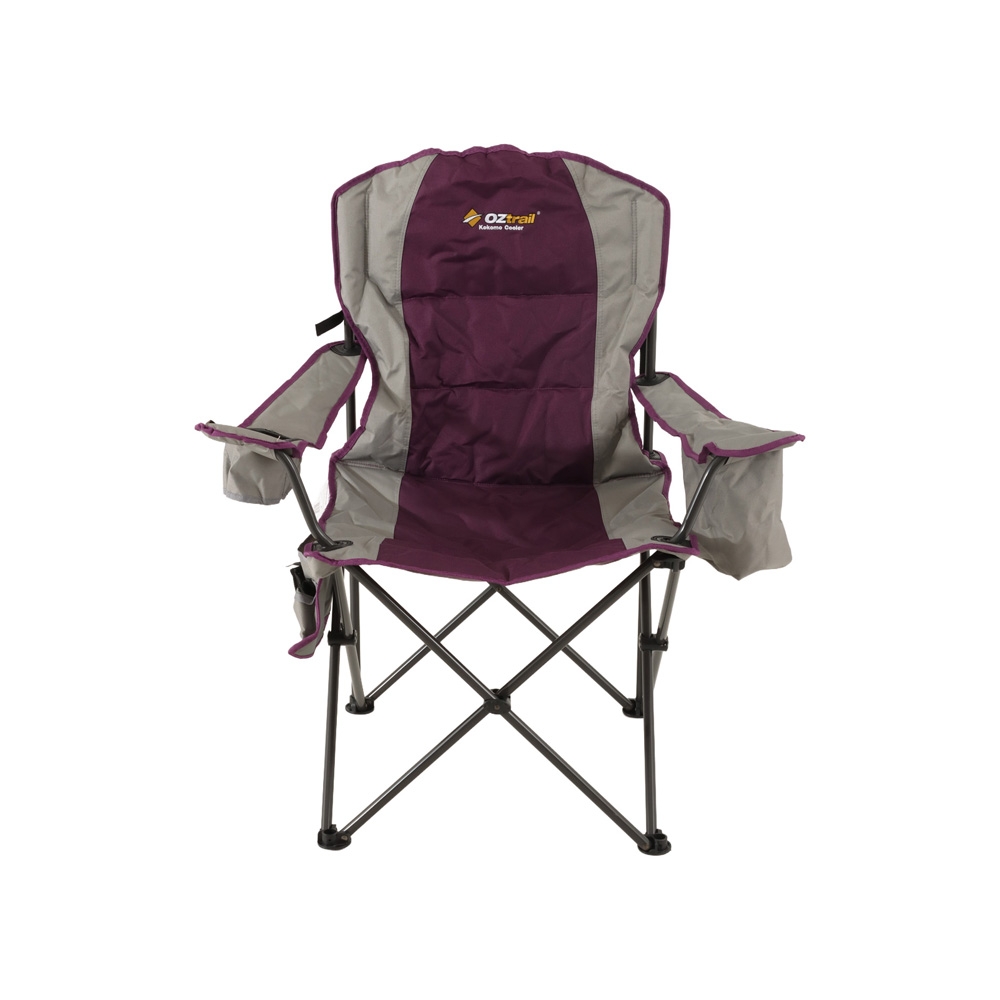 OZtrail Cooler Camping Arm Chair Purple