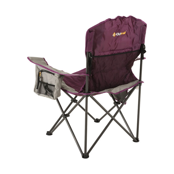 OZtrail Cooler Camping Arm Chair Purple