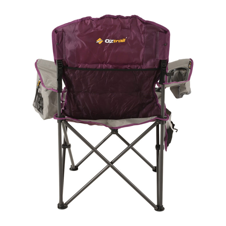 OZtrail Cooler Camping Arm Chair Purple