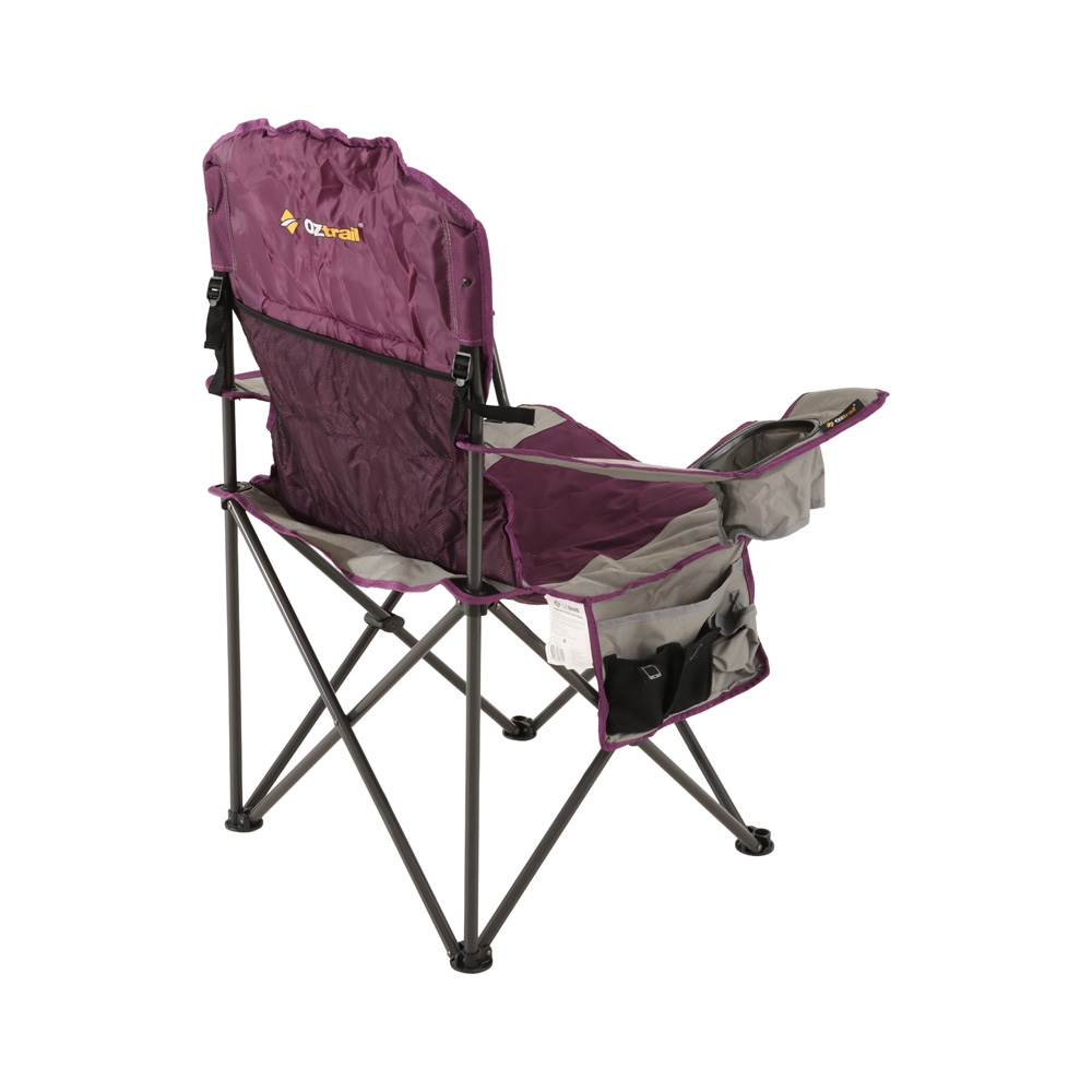 OZtrail Cooler Camping Arm Chair Purple