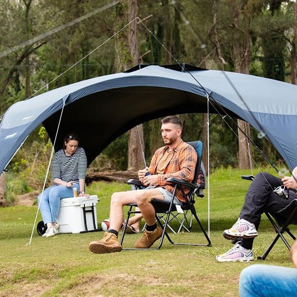 OZtrail Resort 5-Position Camping Arm Chair Navy