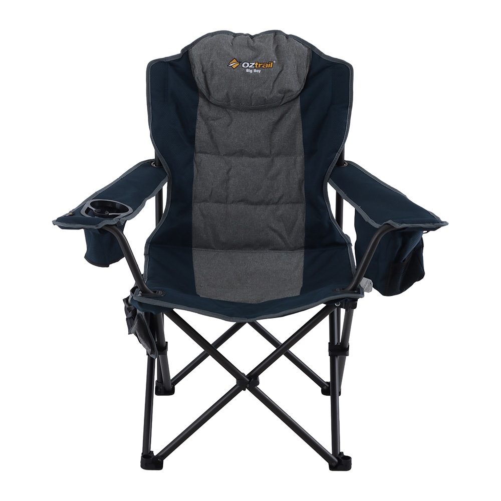 OZtrail Big Boy Camping Arm Chair Navy Blue