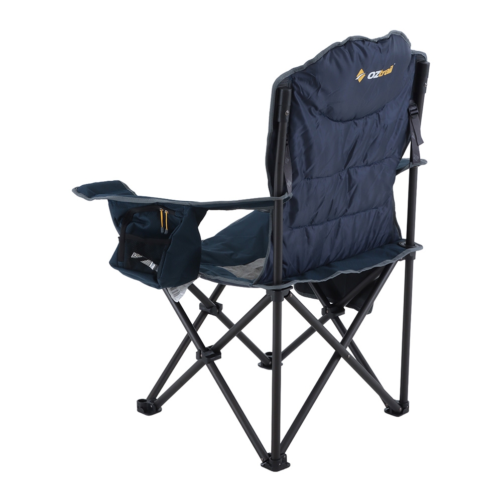 OZtrail Big Boy Camping Arm Chair Navy Blue