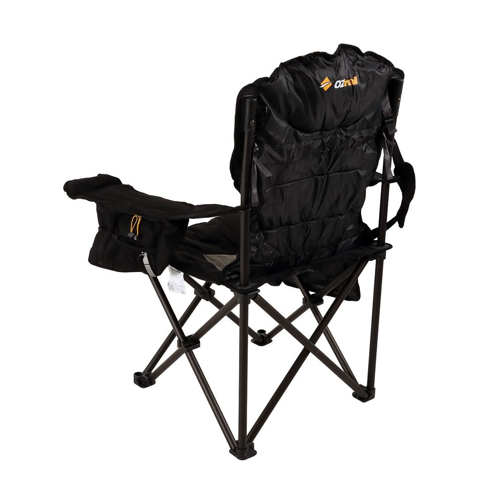 OZtrail Big Boy Camping Arm Chair Black
