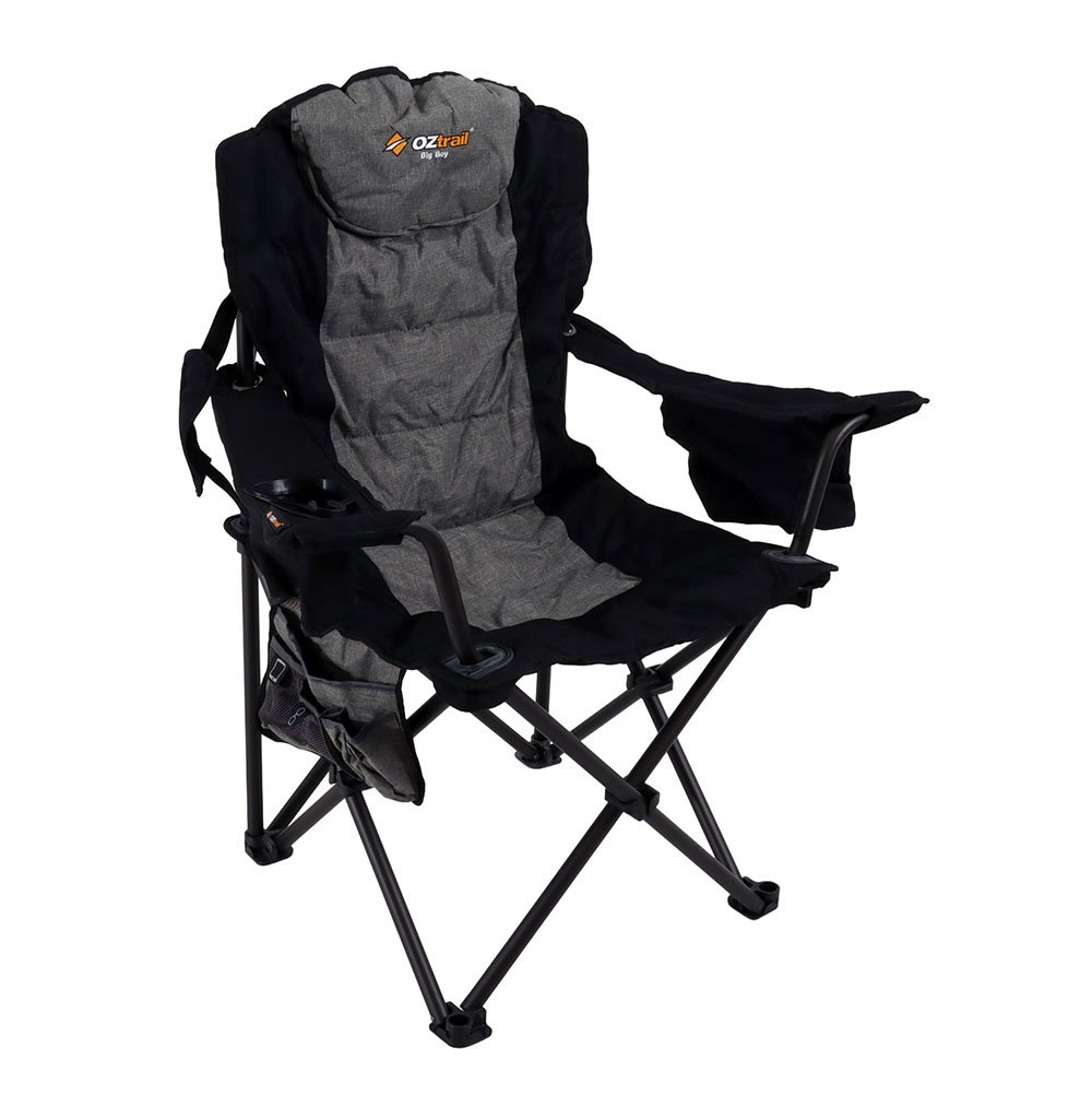 OZtrail Big Boy Camping Arm Chair Black