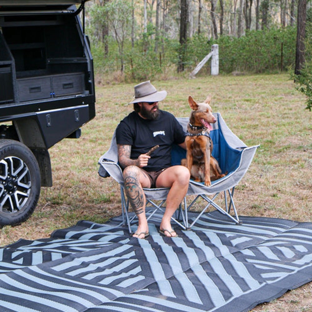 OZtrail Galaxy 2 Seater Camping Chair Sofa