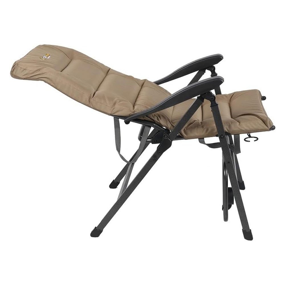 OZtrail Emperor 8-Position Recliner Arm Chair