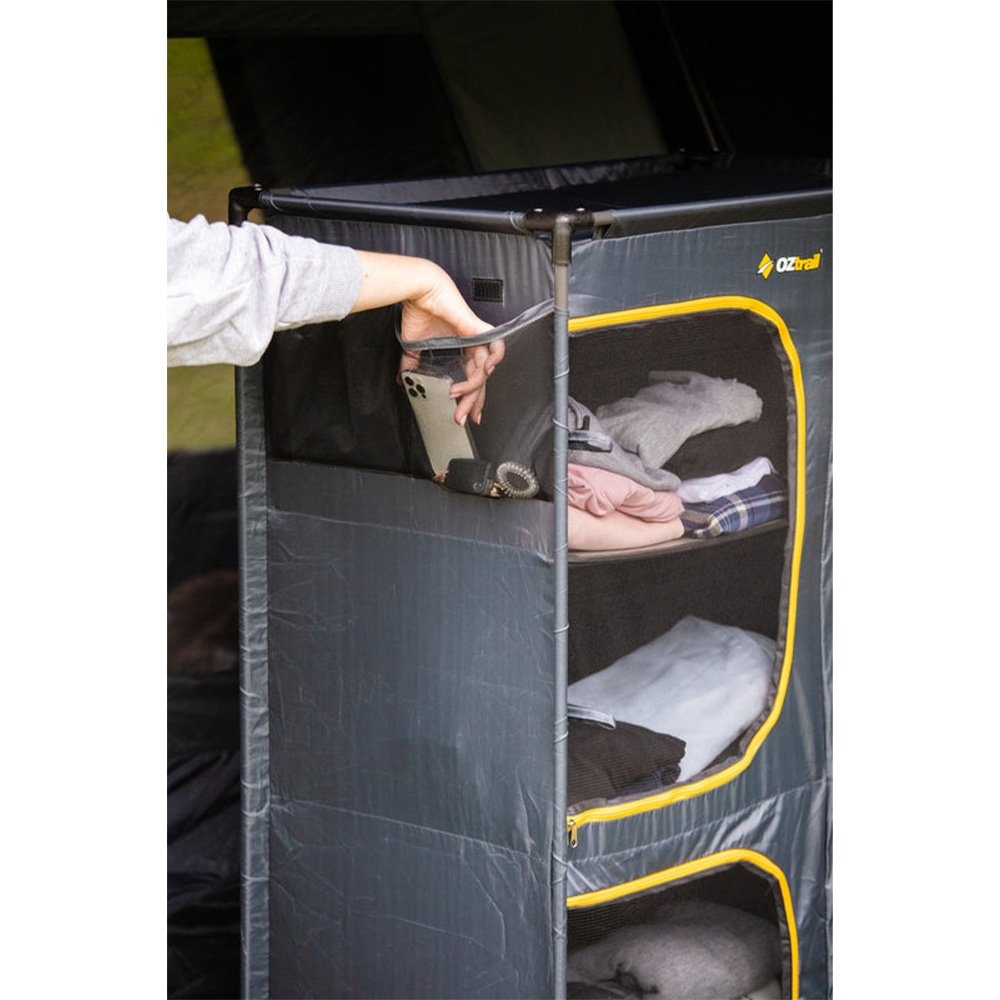 OZtrail 5-Shelf Foldable Camping Cupboard