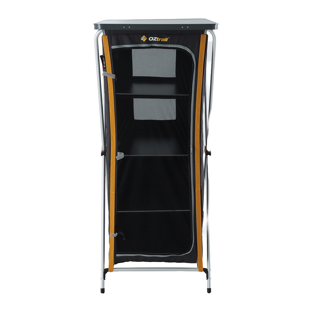 OZtrail Deluxe 4-Shelf Foldable Camping Cupboard