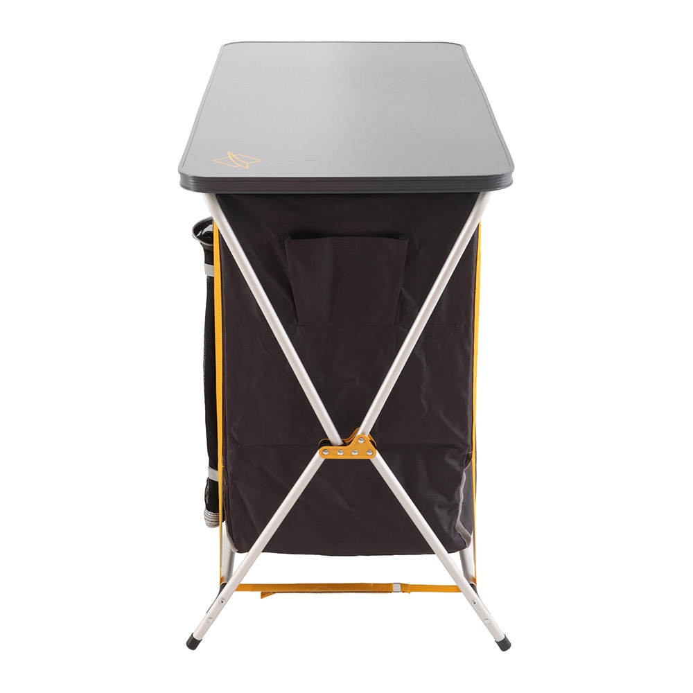 OZtrail Deluxe 3-Shelf Foldable Double Cupboard with Camping Table