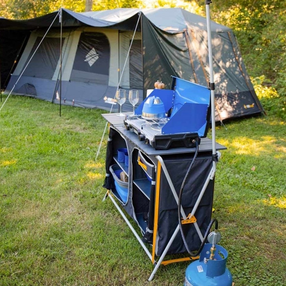 OZtrail Deluxe Camping Kitchen with Sink