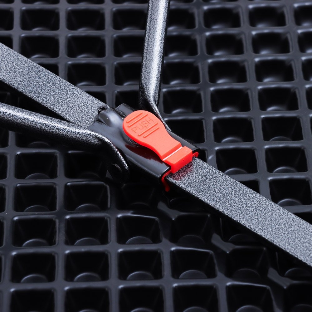 OZtrail Ironside 3-Piece Folding Camping Table and Bench Set