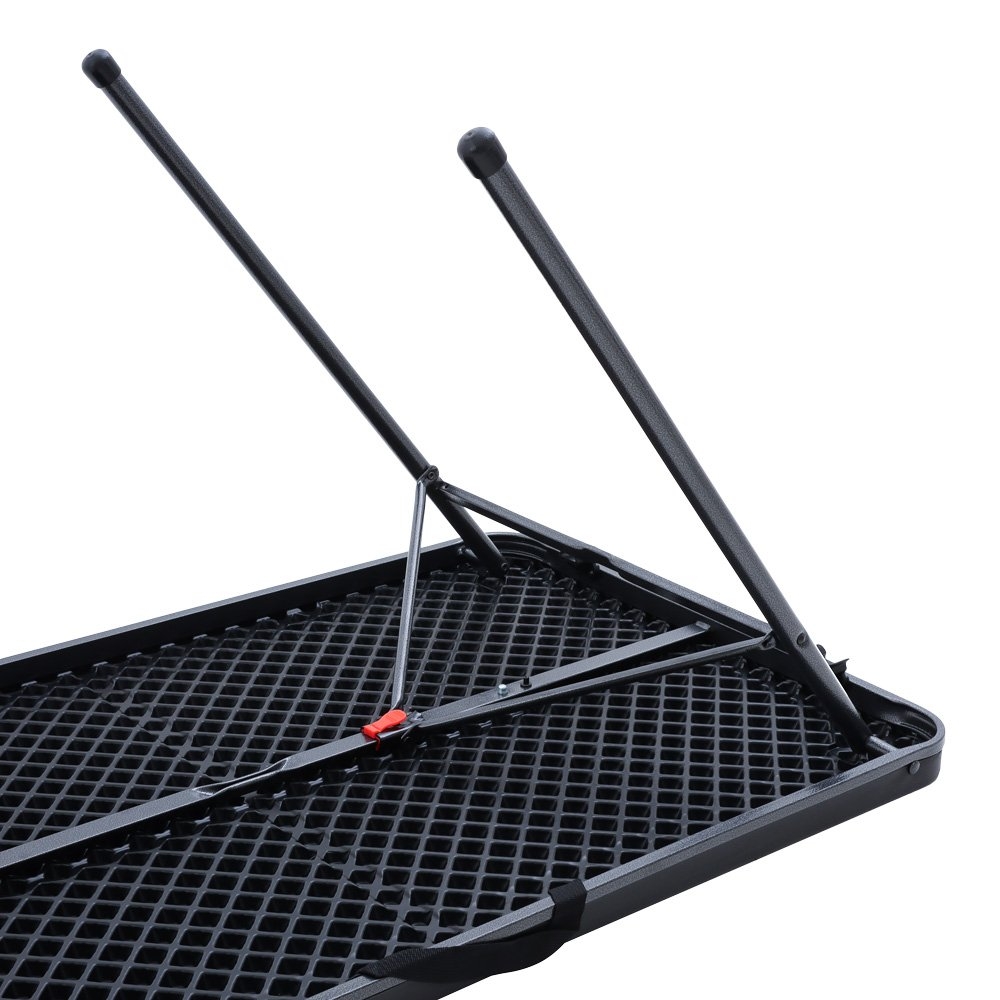 OZtrail Ironside 3-Piece Folding Camping Table and Bench Set - Returned Unit