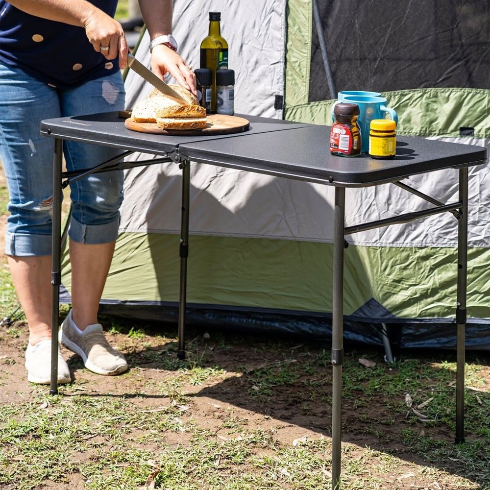 OZtrail Ironside Folding Camping Table 100cm