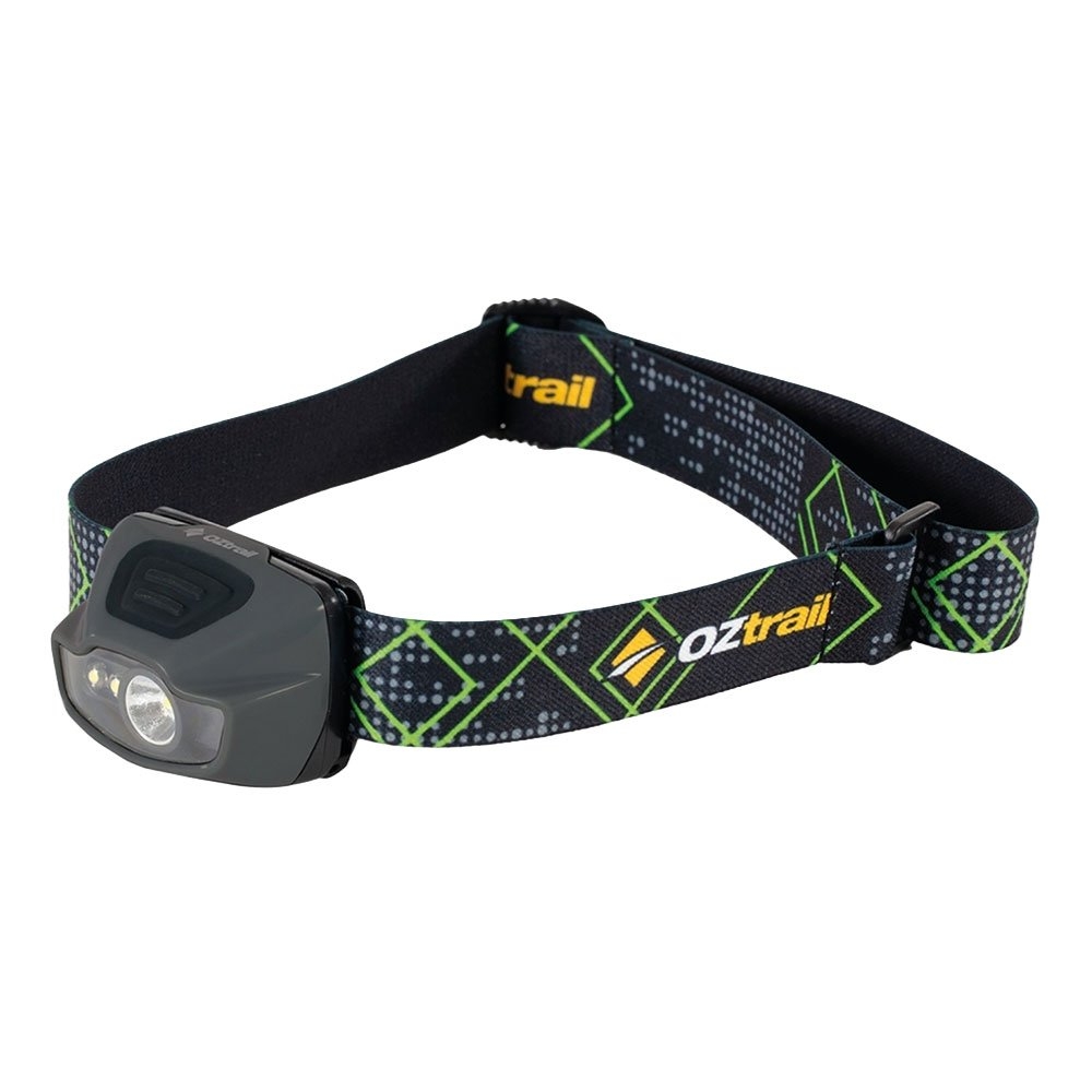 OZtrail Lumos FP300 Dual-Powered LED Headlamp with Rechargeable Lithium Battery