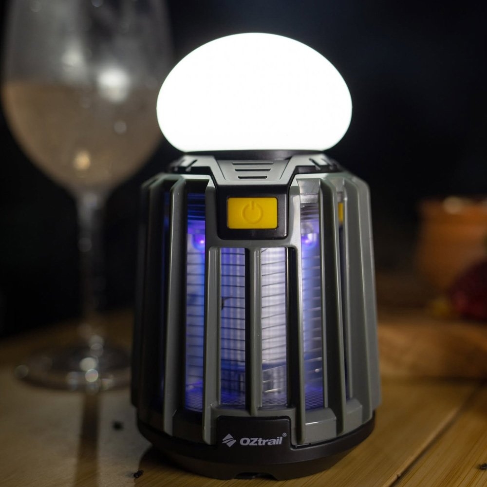 OZtrail Lumos Mozzie Bug Zapper Lantern 180 Lumens