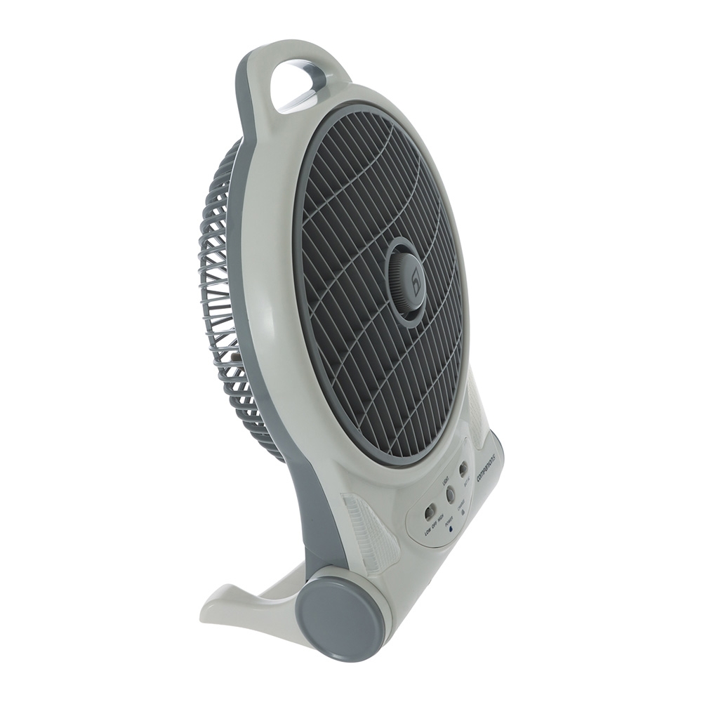 Companion Aerobreeze Portable Rechargeable Fan with LED Light 12V