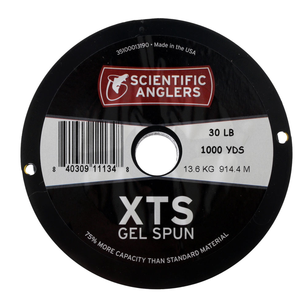 Scientific Anglers XTS Gel Spun Fly Line Backing Yellow 30lb 100yd
